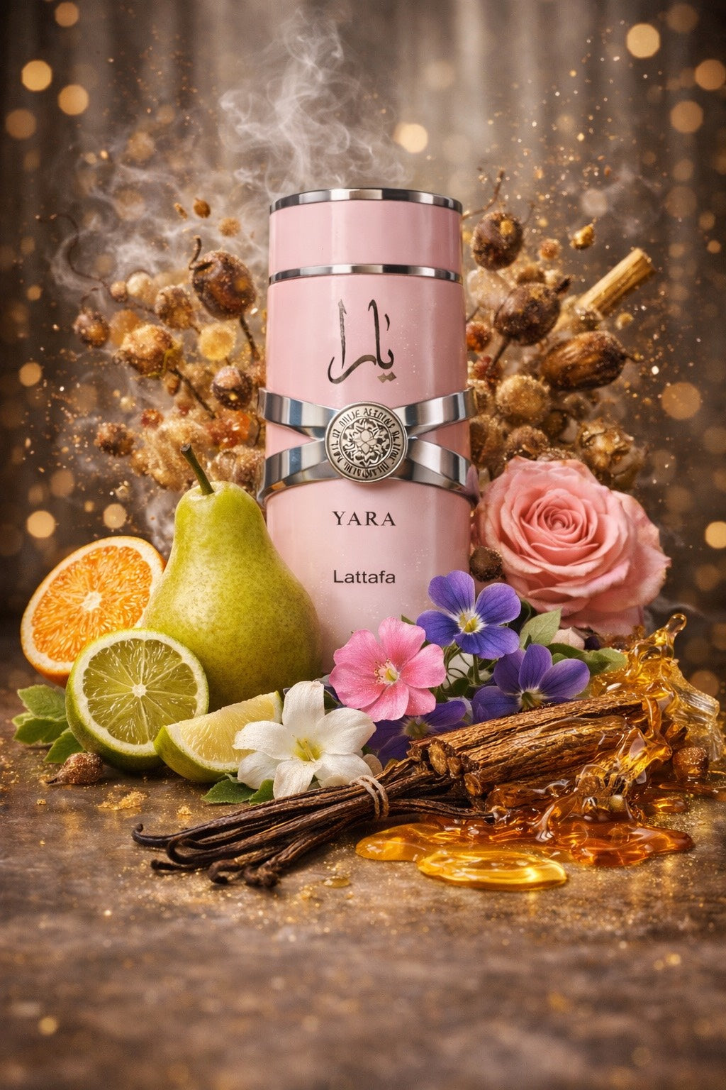 Yara Rose – Eau de Parfum Délicatement Sucrée et Féminine